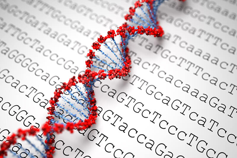Photo illustration of next generation sequencing