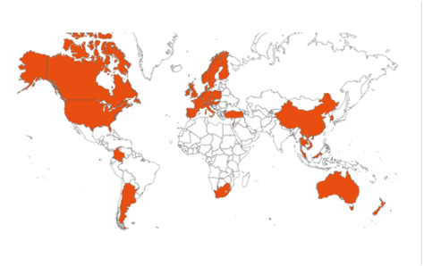 COVID 19 map