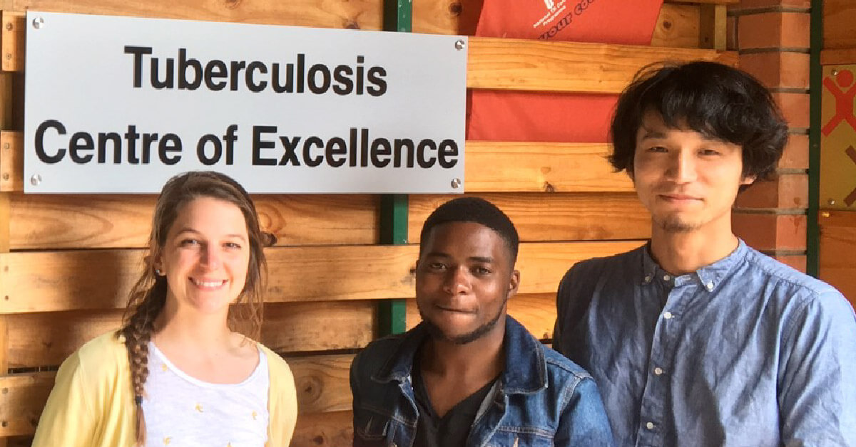 DiNardo Team at work at the Tuberculosis Center of Excellence