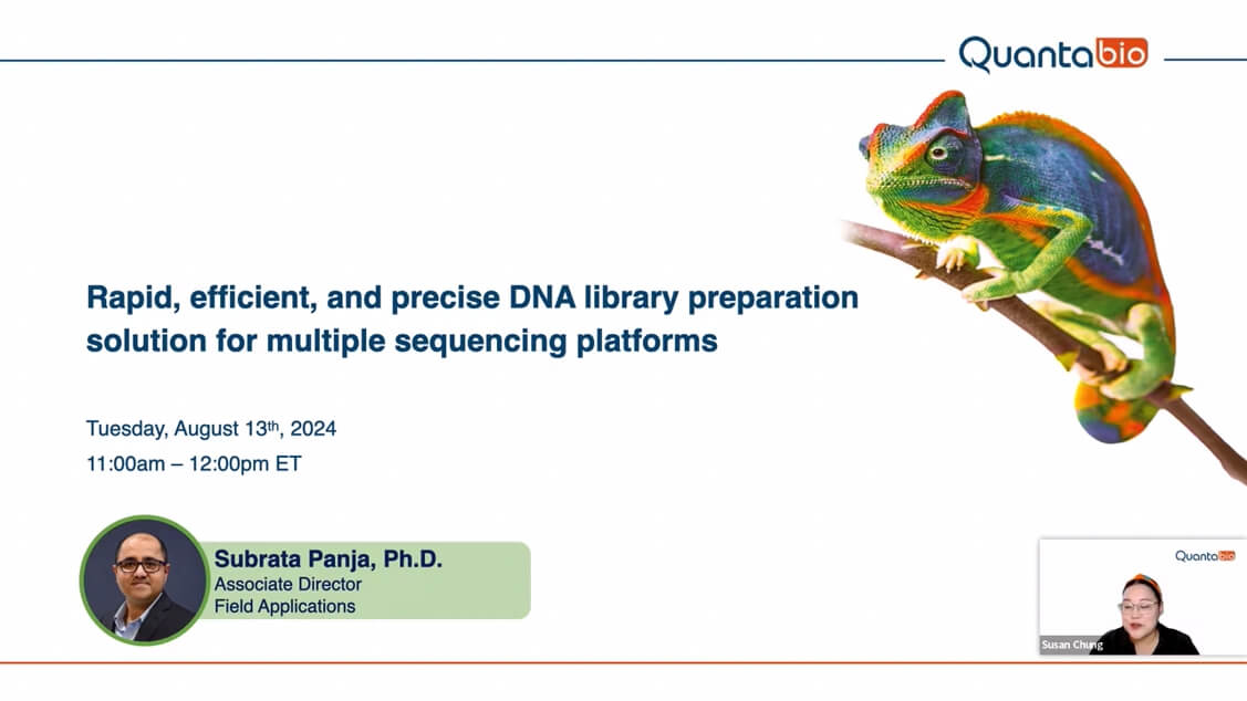 Webinar: Rapid, efficient DNA Library Prep