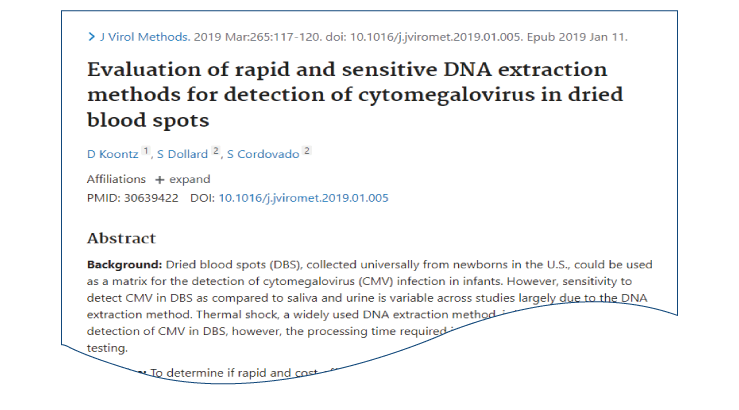 CMV-detection-in-dried-blood-spots