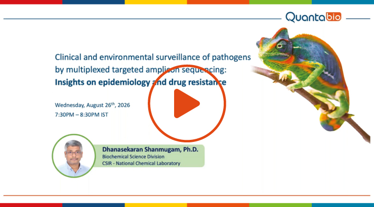 Webinar:Clinical and environmental surveillance of pathogens by multiplexed targeted amplicon sequencing
